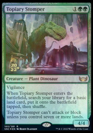 Topiary Stomper [Streets of New Capenna Prerelease Promos] | Gamer Loot