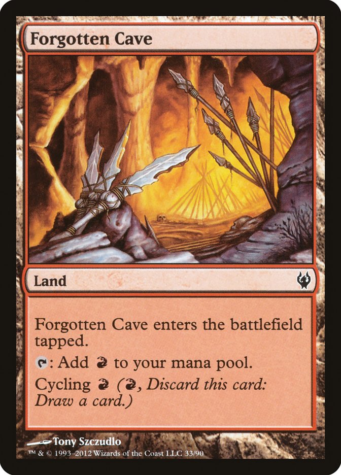 Forgotten Cave [Duel Decks: Izzet vs. Golgari] | Gamer Loot