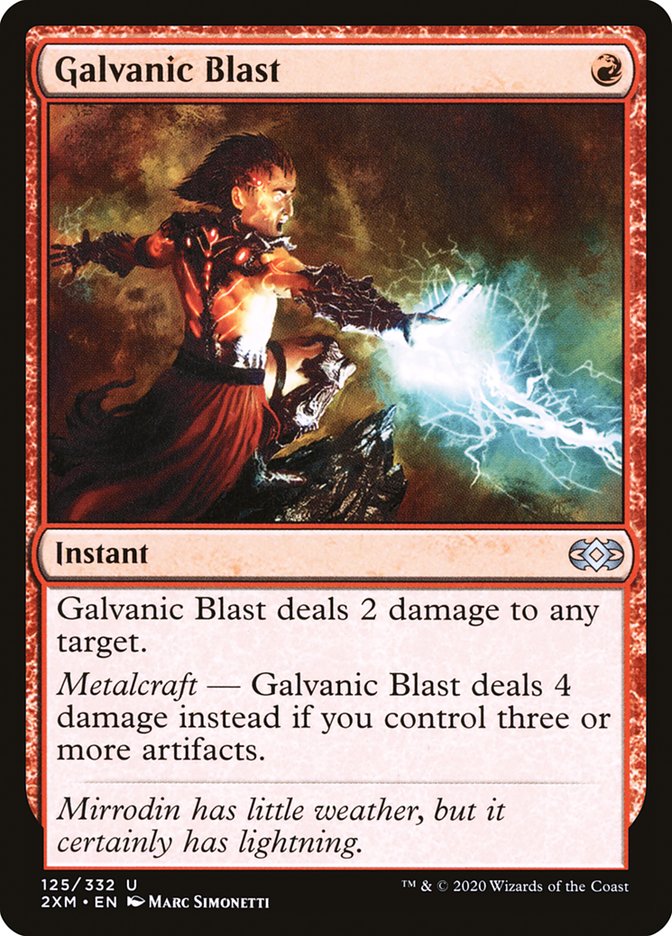 Galvanic Blast [Double Masters] | Gamer Loot