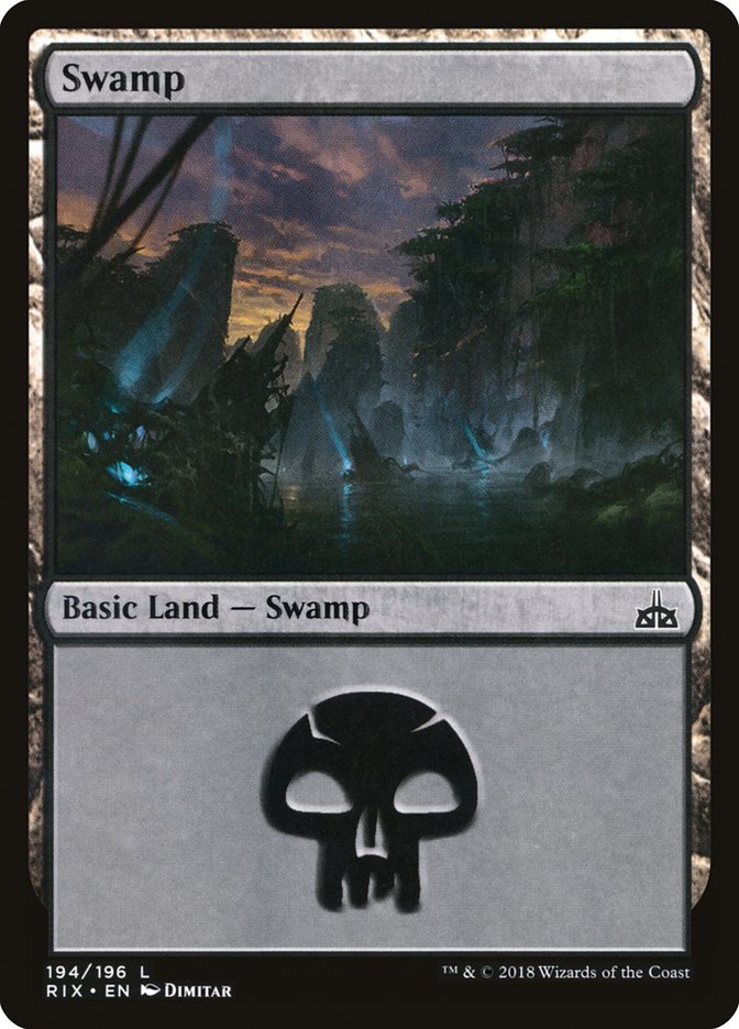 Swamp (194) [Rivals of Ixalan] | Gamer Loot