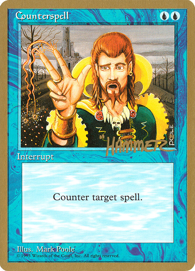 Counterspell (Shawn "Hammer" Regnier) [Pro Tour Collector Set] | Gamer Loot