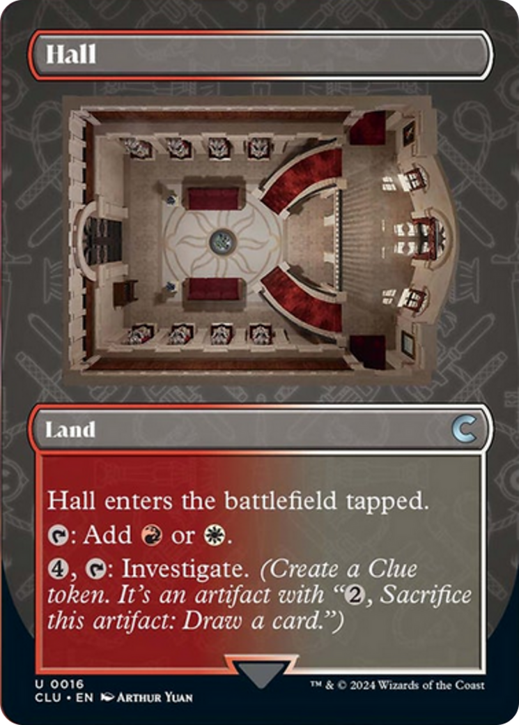 Hall (Borderless) [Ravnica: Clue Edition] | Gamer Loot