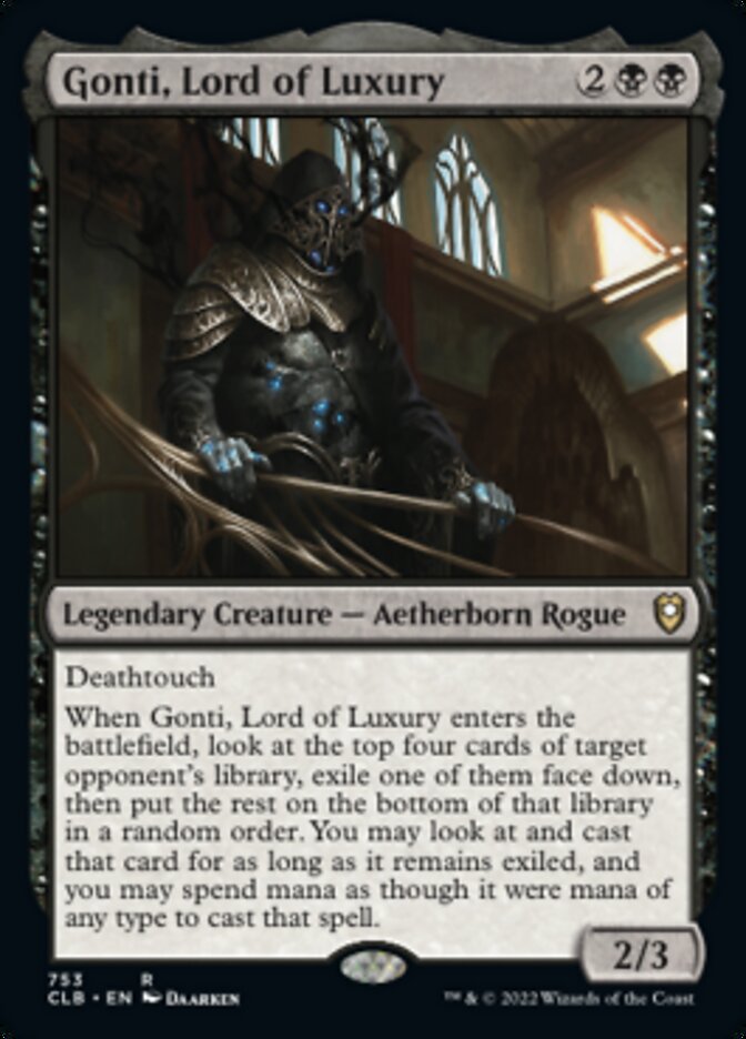 Gonti, Lord of Luxury [Commander Legends: Battle for Baldur's Gate] | Gamer Loot