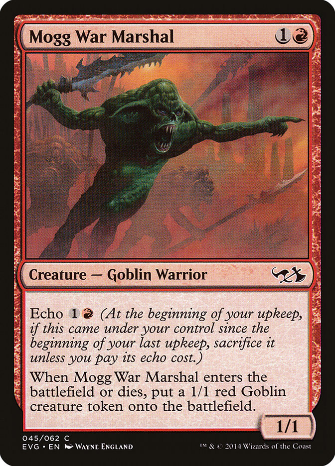 Mogg War Marshal (Elves vs. Goblins) [Duel Decks Anthology] | Gamer Loot