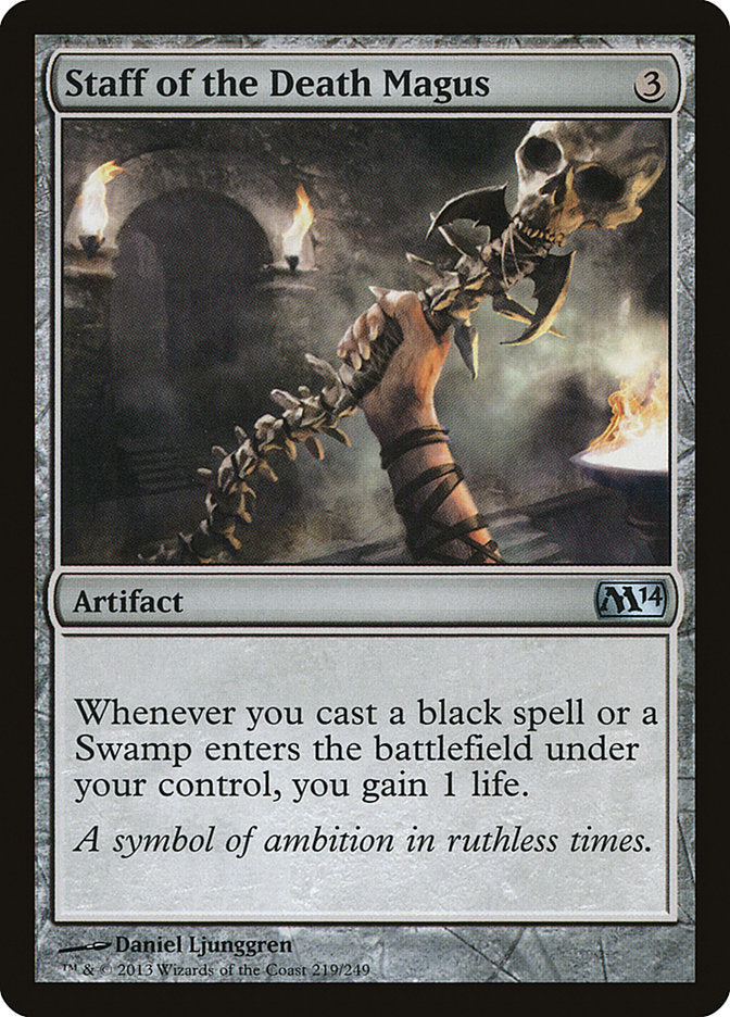 Staff of the Death Magus [Magic 2014] | Gamer Loot