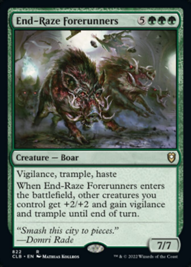 End-Raze Forerunners [Commander Legends: Battle for Baldur's Gate] | Gamer Loot