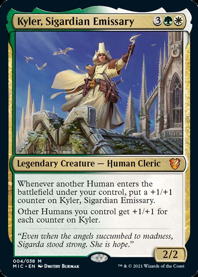 Kyler, Sigardian Emissary [Innistrad: Midnight Hunt Commander] | Gamer Loot