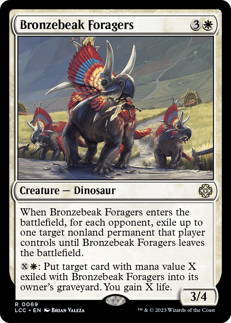 Bronzebeak Foragers [The Lost Caverns of Ixalan Commander] | Gamer Loot