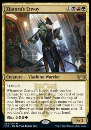 Ziatora's Envoy (Promo Pack) [Streets of New Capenna Promos] | Gamer Loot