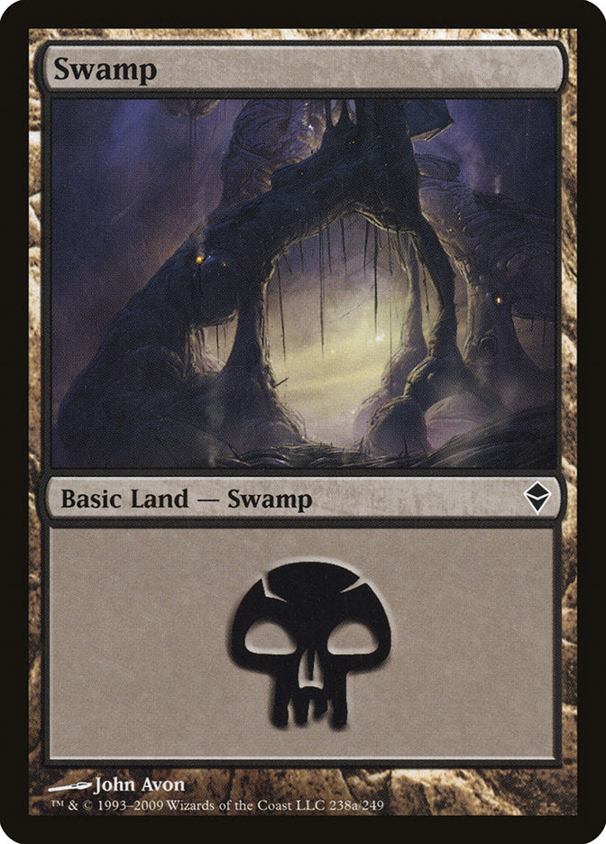 Swamp (238a) [Zendikar] | Gamer Loot