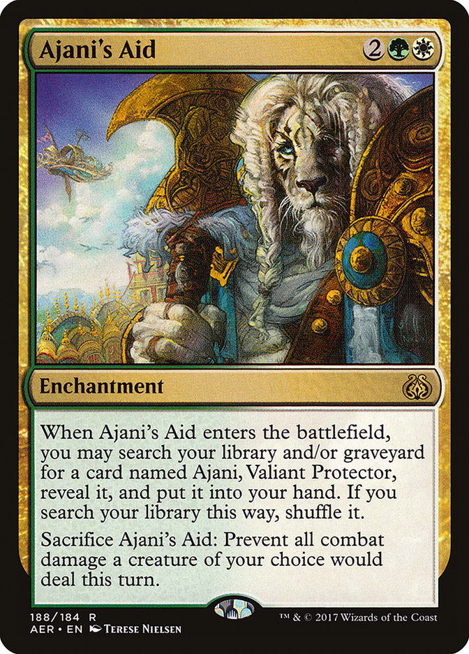 Ajani's Aid [Aether Revolt] | Gamer Loot