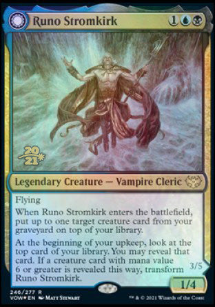 Runo Stromkirk // Krothuss, Lord of the Deep [Innistrad: Crimson Vow Prerelease Promos] | Gamer Loot