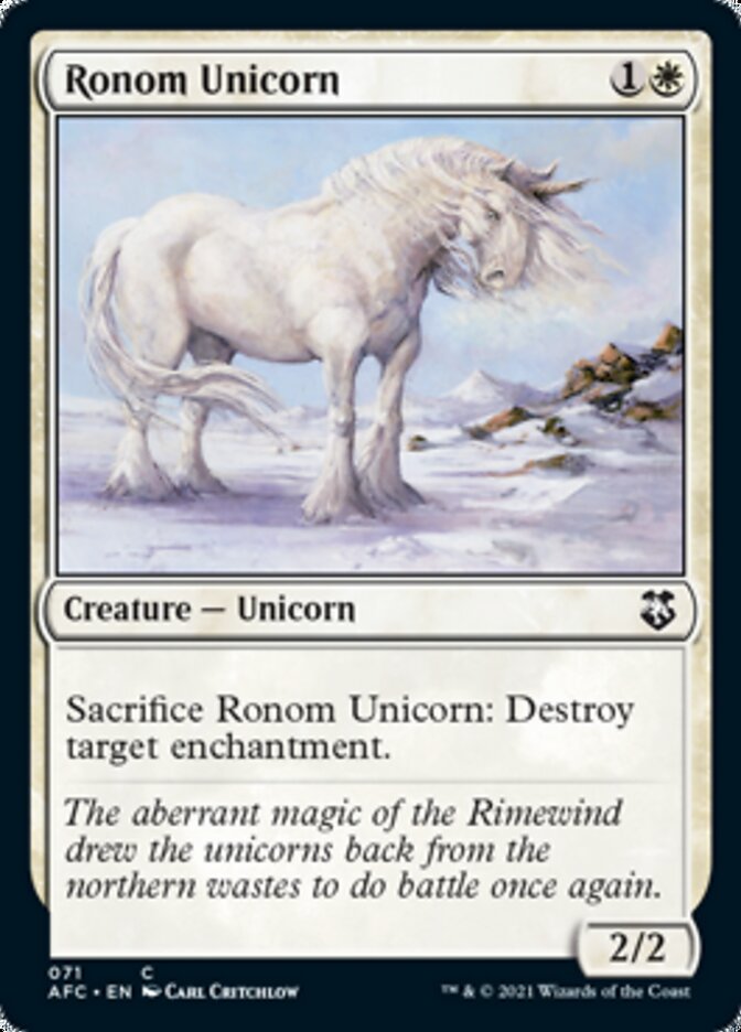 Ronom Unicorn [Dungeons & Dragons: Adventures in the Forgotten Realms Commander] | Gamer Loot