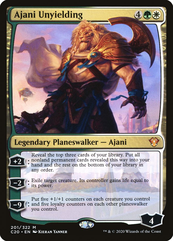 Ajani Unyielding [Commander 2020] | Gamer Loot