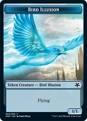 Bird Illusion // Elf Warrior Double-Sided Token [Game Night: Free-for-All Tokens] | Gamer Loot