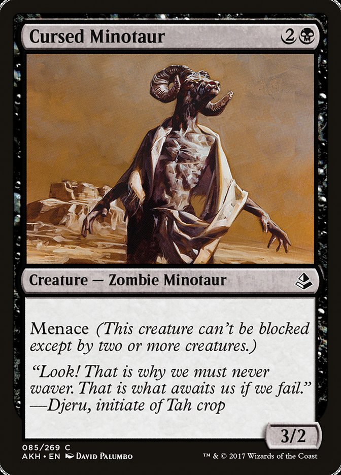 Cursed Minotaur [Amonkhet] | Gamer Loot