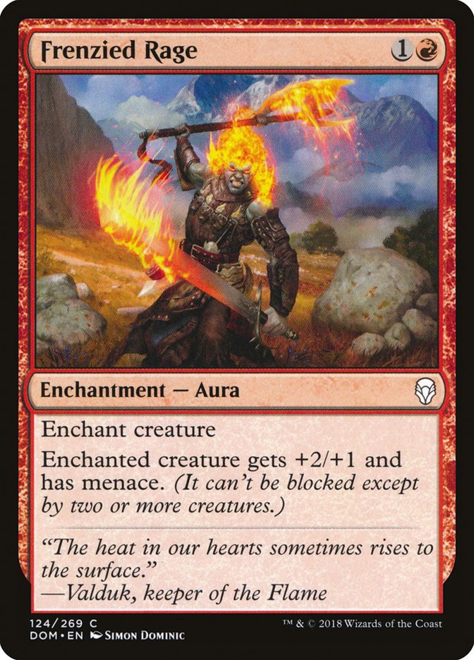 Frenzied Rage [Dominaria] | Gamer Loot