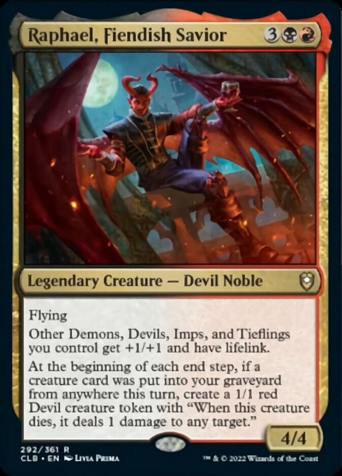 Raphael, Fiendish Savior [Commander Legends: Battle for Baldur's Gate] | Gamer Loot