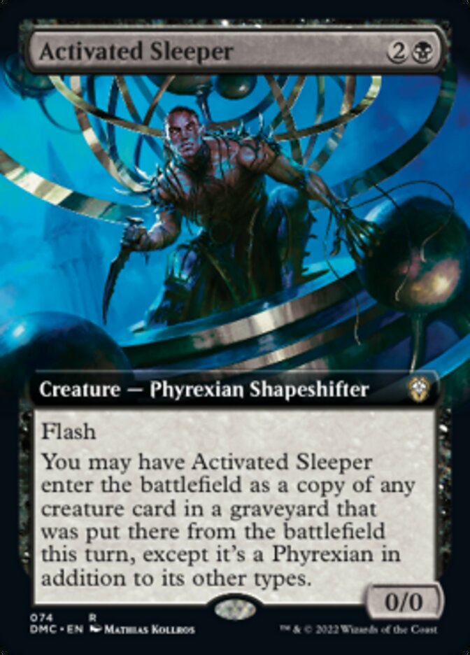 Activated Sleeper (Extended Art) [Dominaria United Commander] | Gamer Loot