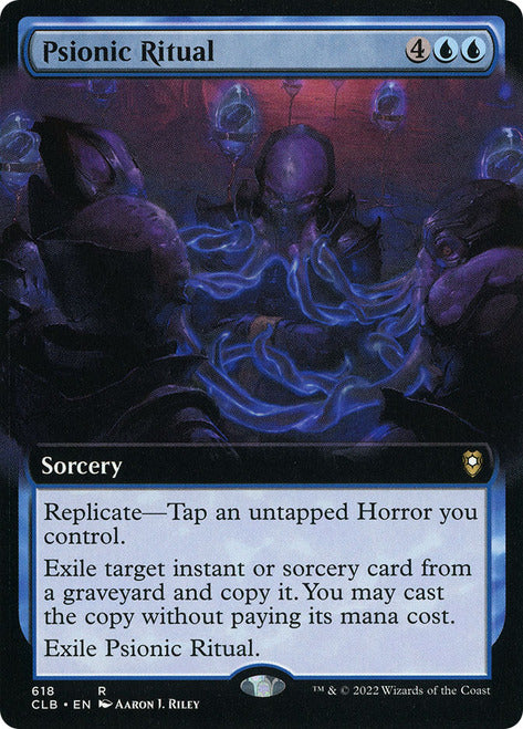 Psionic Ritual (Extended Art) [Commander Legends: Battle for Baldur's Gate] | Gamer Loot