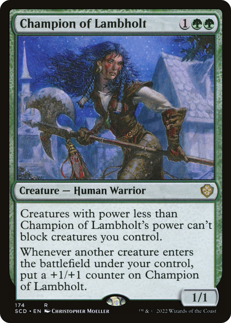 Champion of Lambholt [Starter Commander Decks] | Gamer Loot