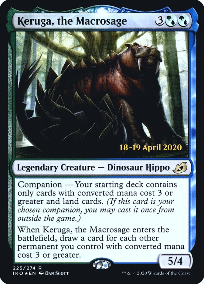 Keruga, the Macrosage  [Ikoria: Lair of Behemoths Prerelease Promos] | Gamer Loot