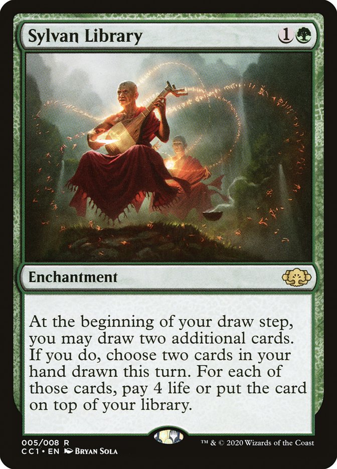 Sylvan Library [Commander Collection Green] | Gamer Loot