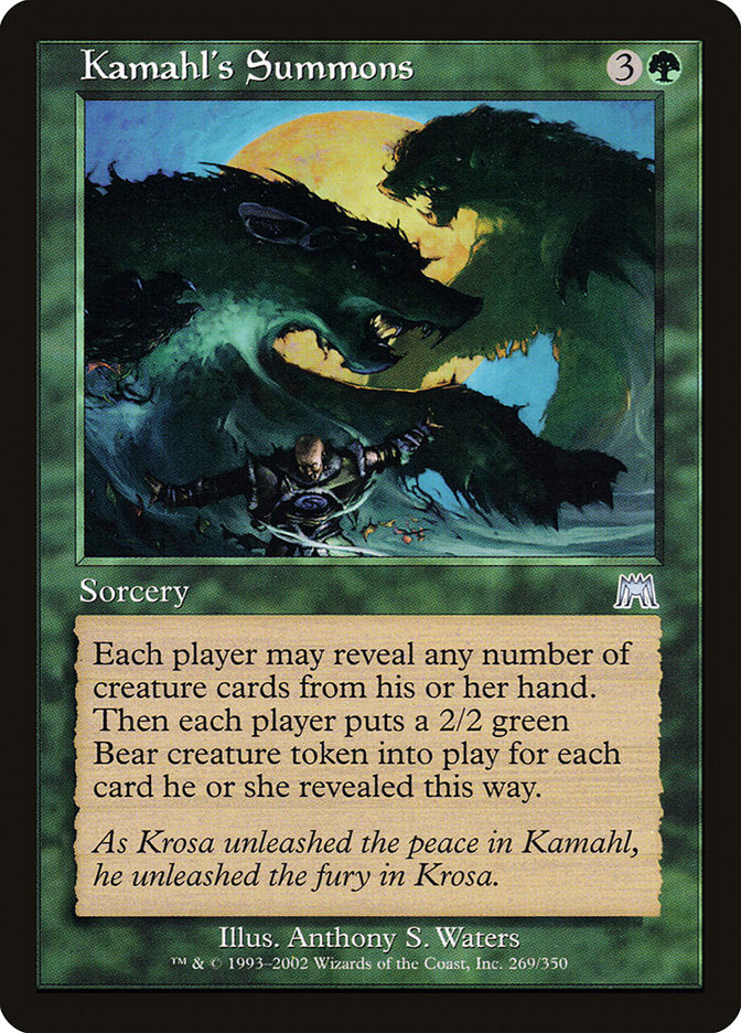 Kamahl's Summons [Onslaught] | Gamer Loot