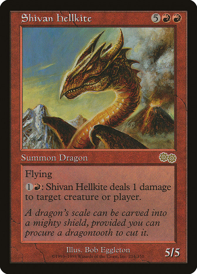 Shivan Hellkite [Urza's Saga] | Gamer Loot