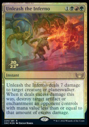 Unleash the Inferno [Streets of New Capenna Prerelease Promos] | Gamer Loot