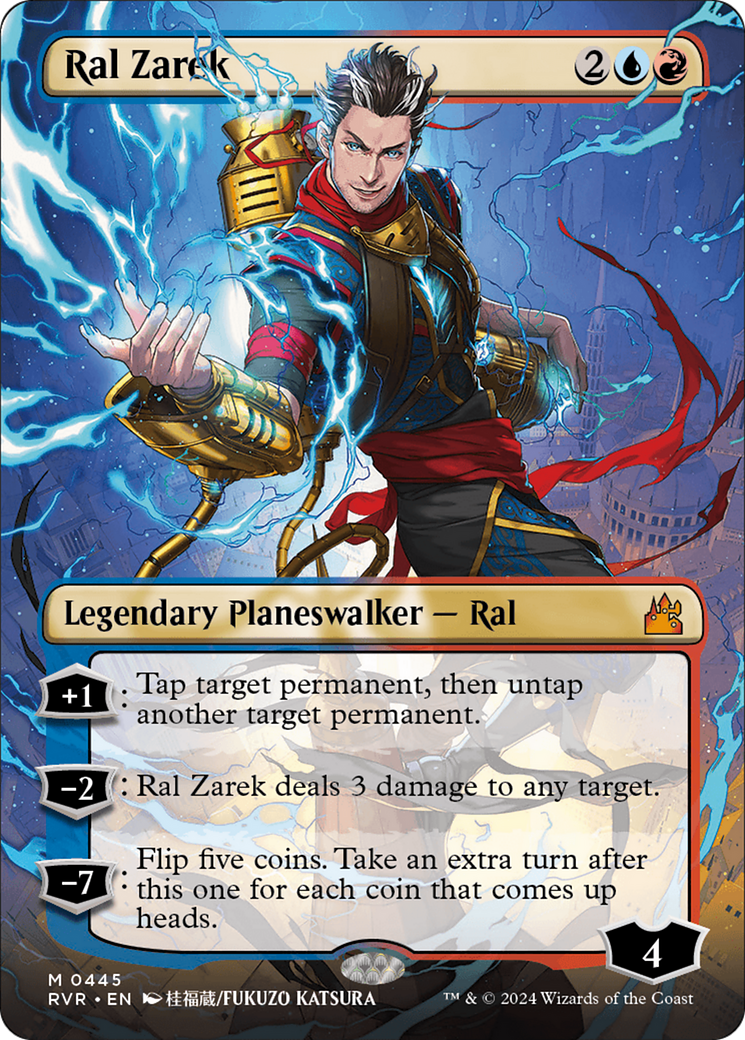 Ral Zarek (Anime Borderless) [Ravnica Remastered] | Gamer Loot