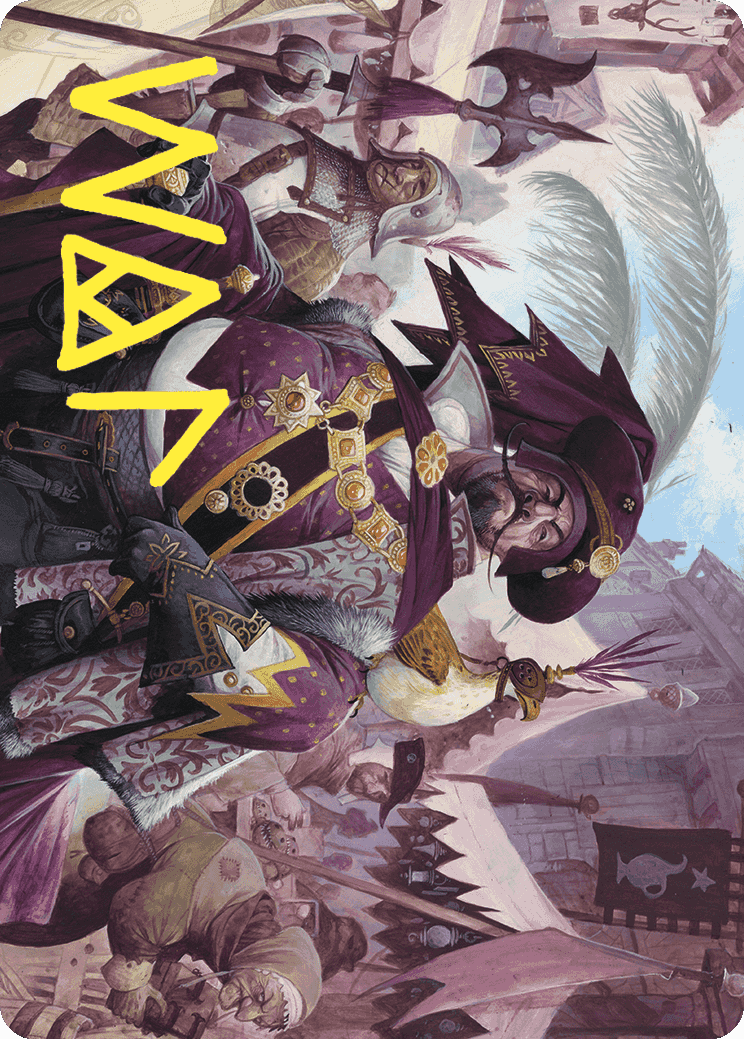 Discerning Financier Art Card (Gold-Stamped Signature) [Wilds of Eldraine Art Series] | Gamer Loot