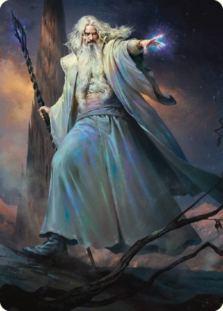 Saruman of Many Colors Art Card [The Lord of the Rings: Tales of Middle-earth Art Series] | Gamer Loot