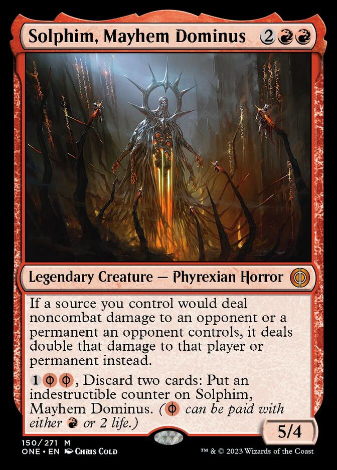 Solphim, Mayhem Dominus [Phyrexia: All Will Be One] | Gamer Loot