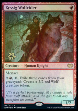 Kessig Wolfrider [Innistrad: Crimson Vow Prerelease Promos] | Gamer Loot