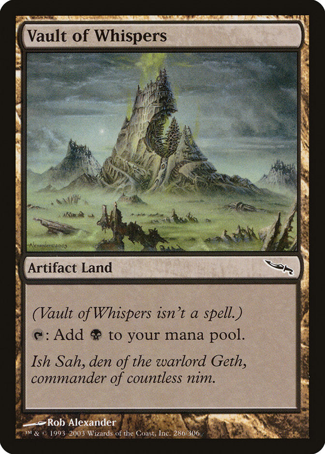 Vault of Whispers [Mirrodin] | Gamer Loot