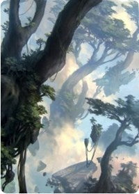 Forest 1 Art Card [Zendikar Rising Art Series] | Gamer Loot