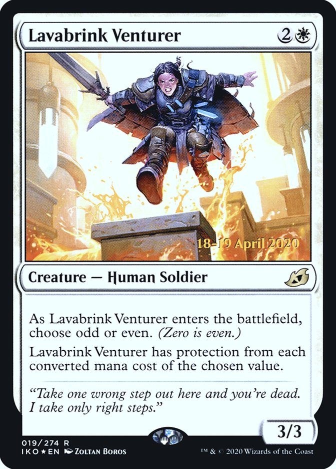 Lavabrink Venturer  [Ikoria: Lair of Behemoths Prerelease Promos] | Gamer Loot