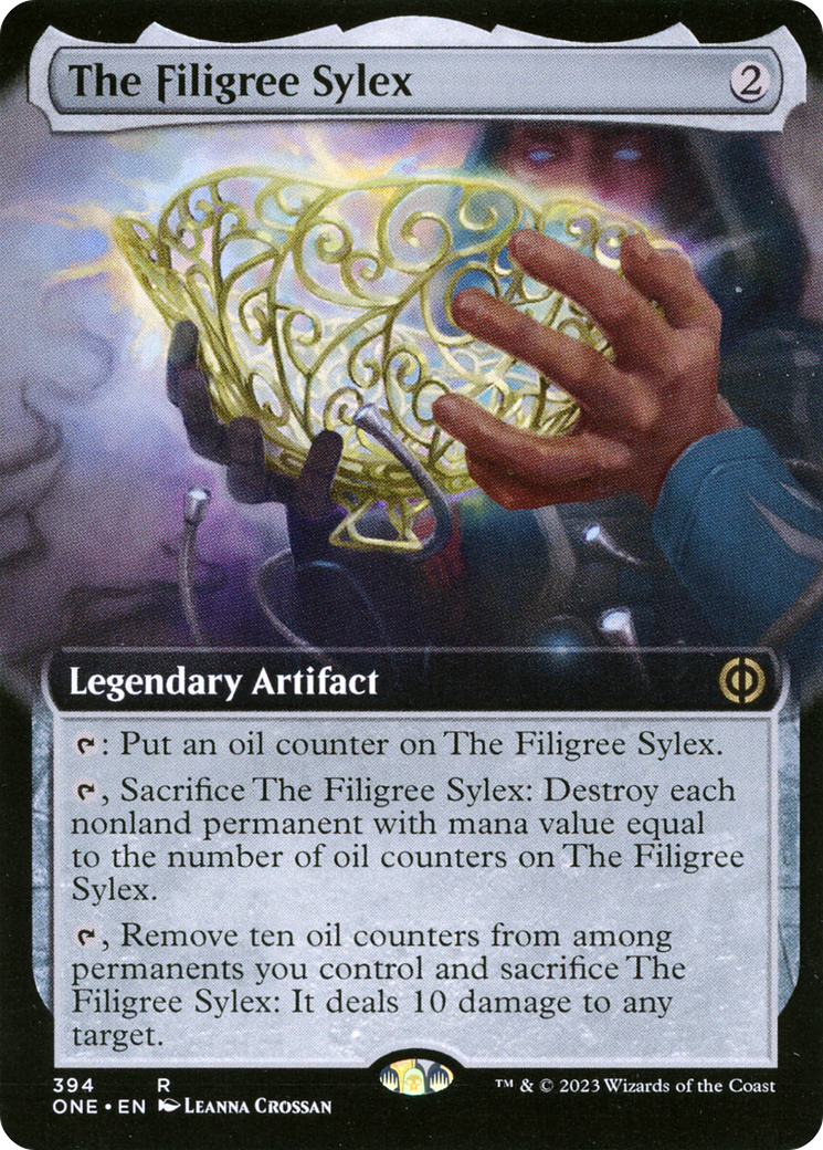 The Filigree Sylex (Extended Art) [Phyrexia: All Will Be One] | Gamer Loot