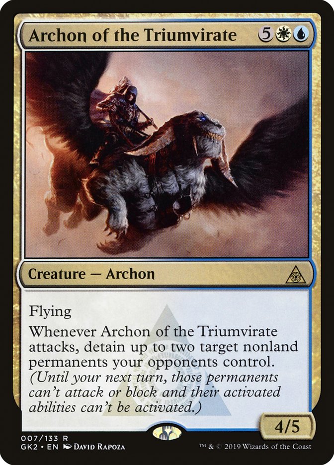 Archon of the Triumvirate [Ravnica Allegiance Guild Kit] | Gamer Loot