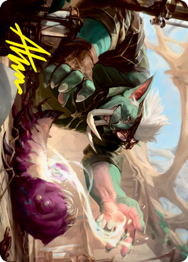 Novice Dissector Art Card (Gold-Stamped Signature) [Strixhaven: School of Mages Art Series] | Gamer Loot