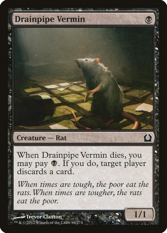 Drainpipe Vermin [Return to Ravnica] | Gamer Loot