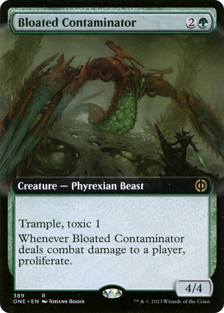 Bloated Contaminator (Extended Art) [Phyrexia: All Will Be One] | Gamer Loot