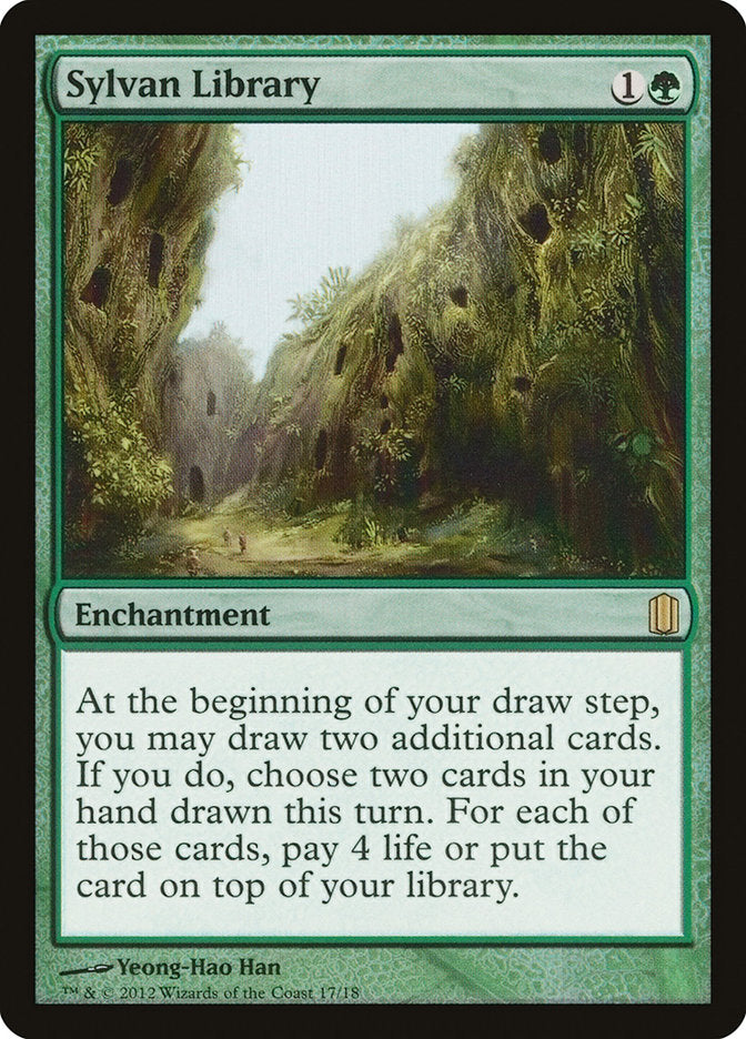 Sylvan Library [Commander's Arsenal] | Gamer Loot