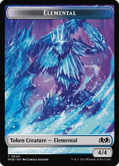 Elemental // Food (0010) Double-Sided Token [Wilds of Eldraine Tokens] | Gamer Loot