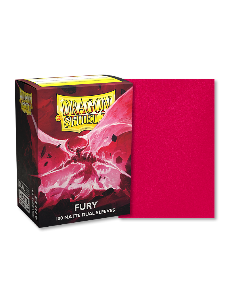 Dragon Shield 100ct-Double Matte- Fury | Gamer Loot