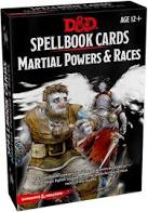 D&D Spell Book Cards: Martial Powers & Races | Gamer Loot