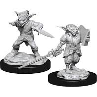D&D Nolzur's Marvelous Miniatures : Male Goblin Rogue & Female Goblin Bard | Gamer Loot