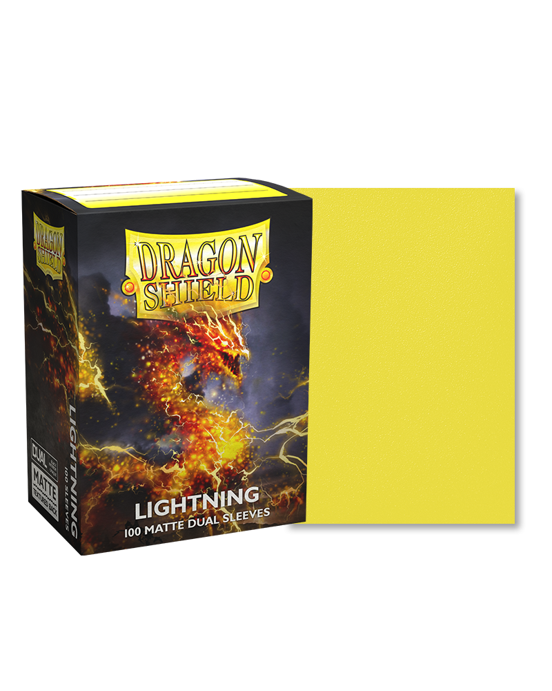 Dragon Shield 100ct-Double Matte- Lightning | Gamer Loot