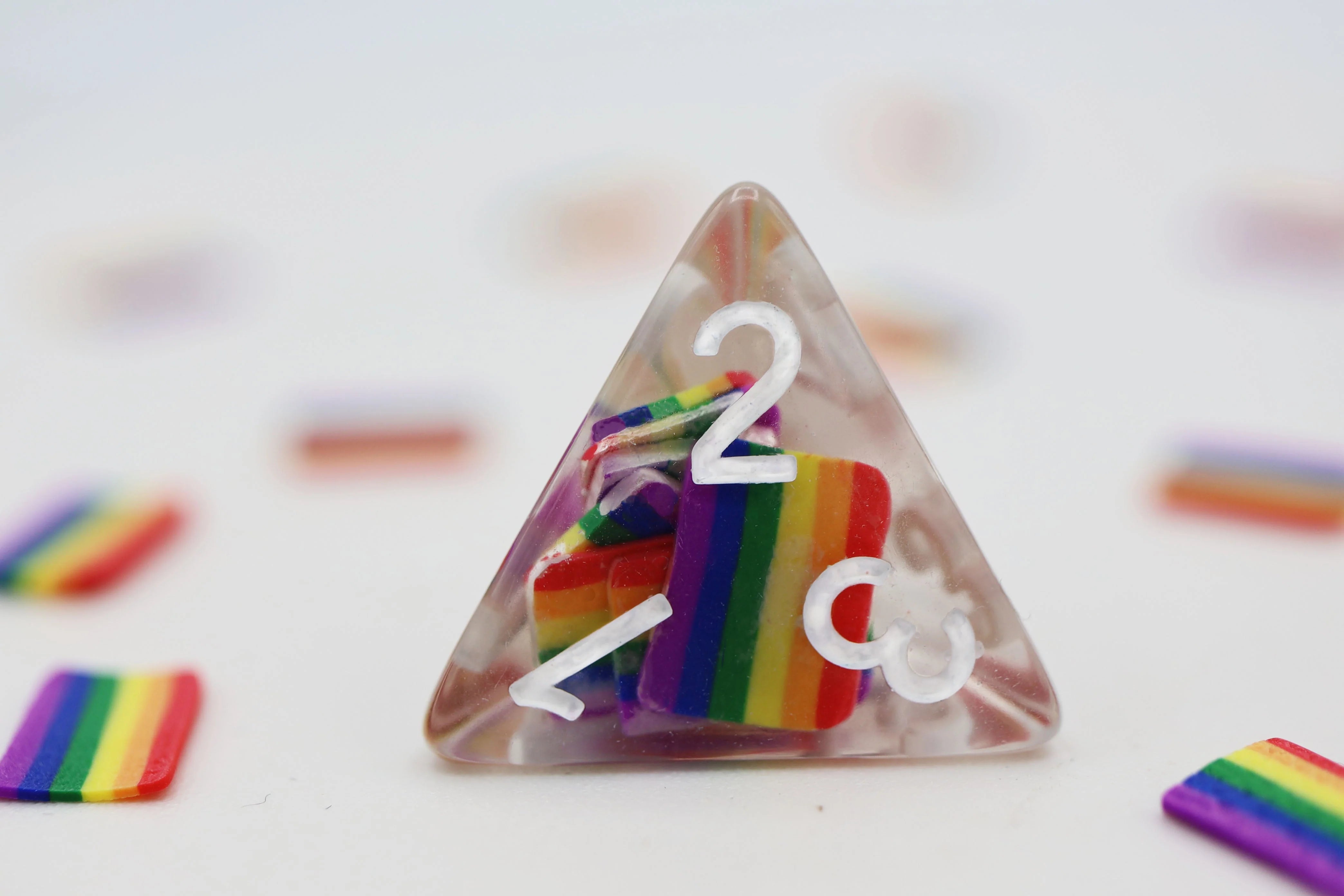 Foam Brain Games:  Pride Dice | Gamer Loot